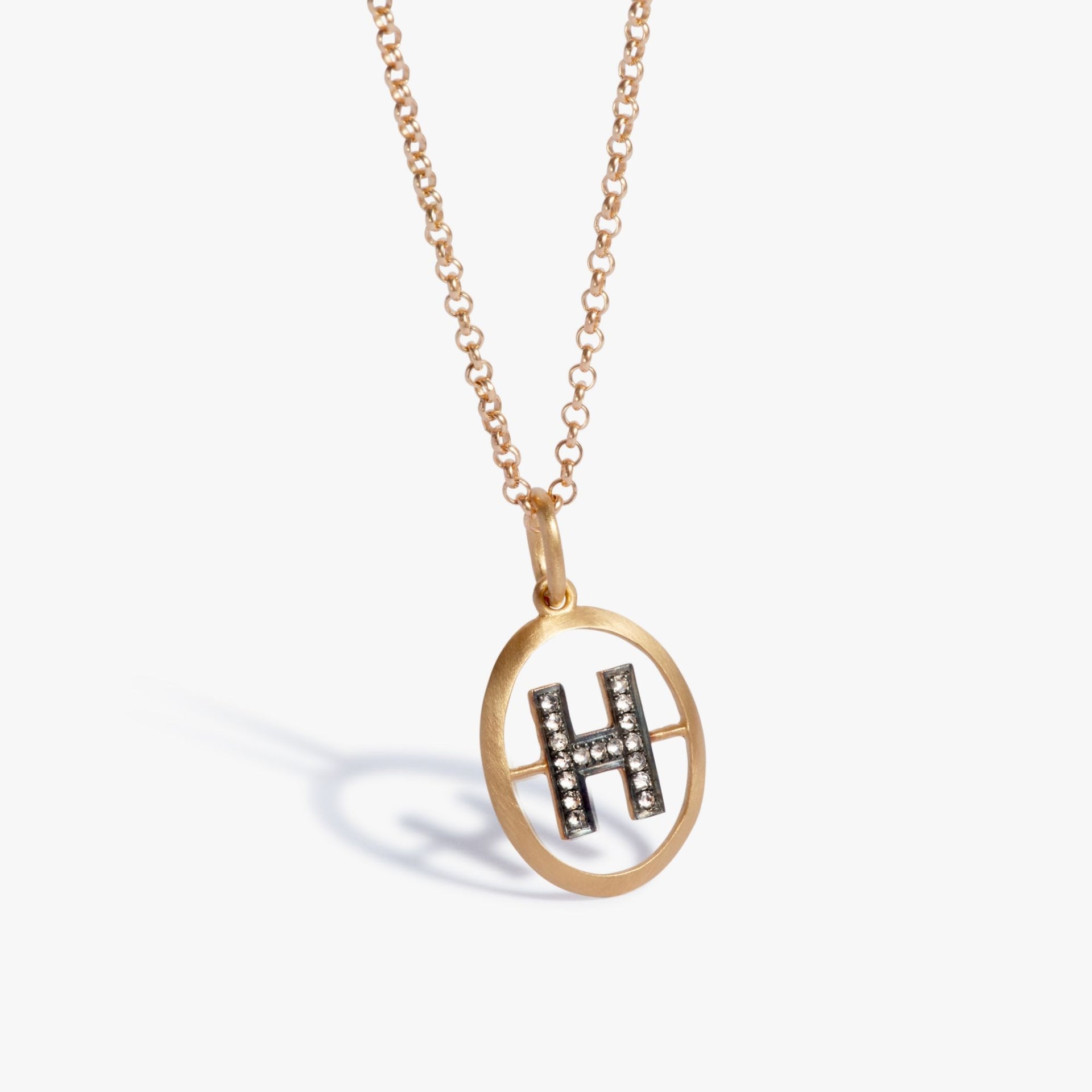Initial H Necklace