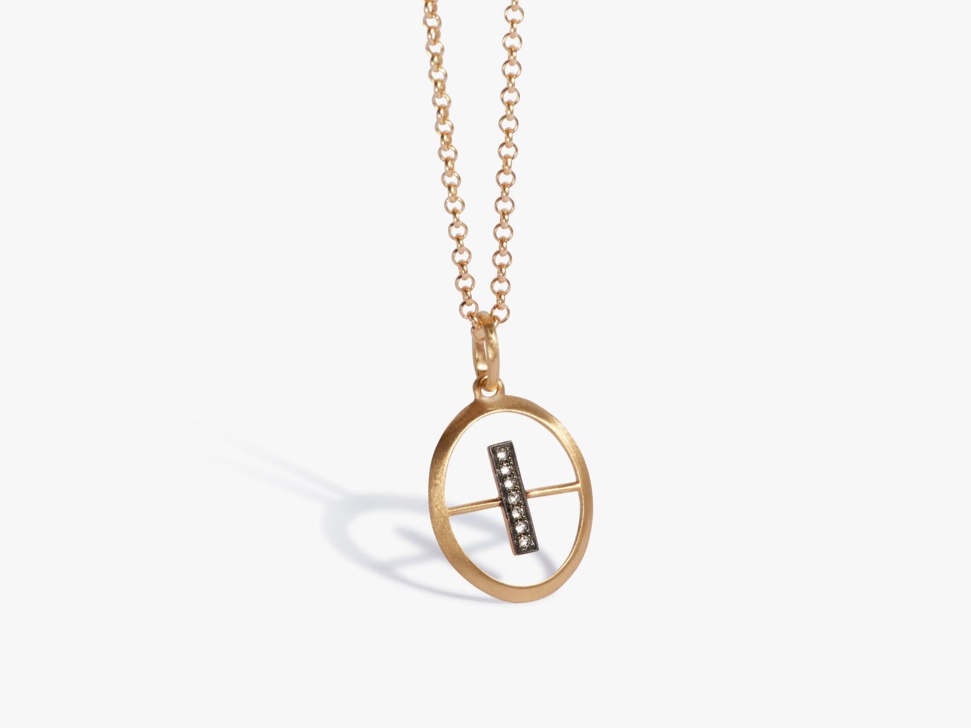 Initial I Necklace