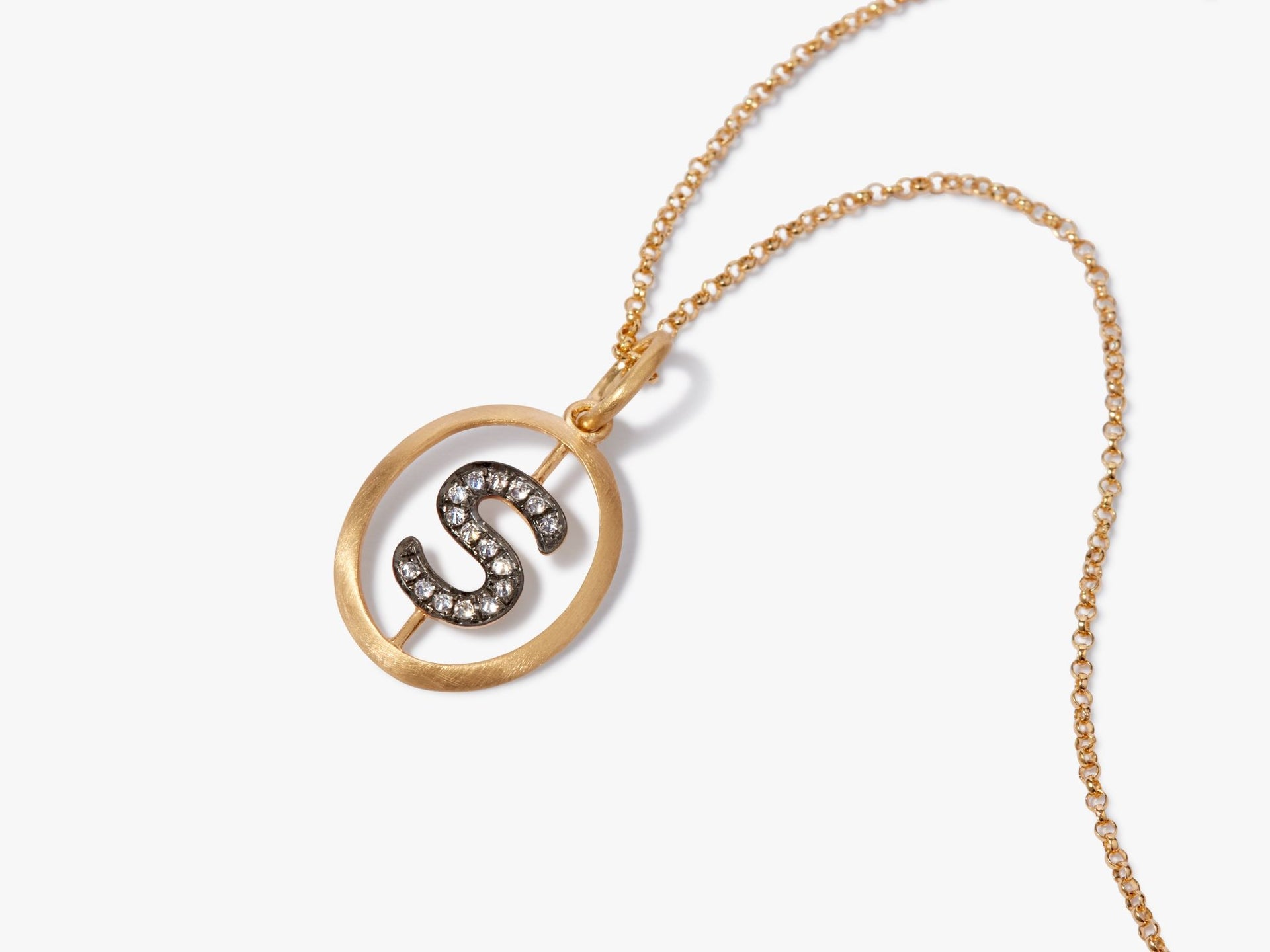 Initial S Necklace