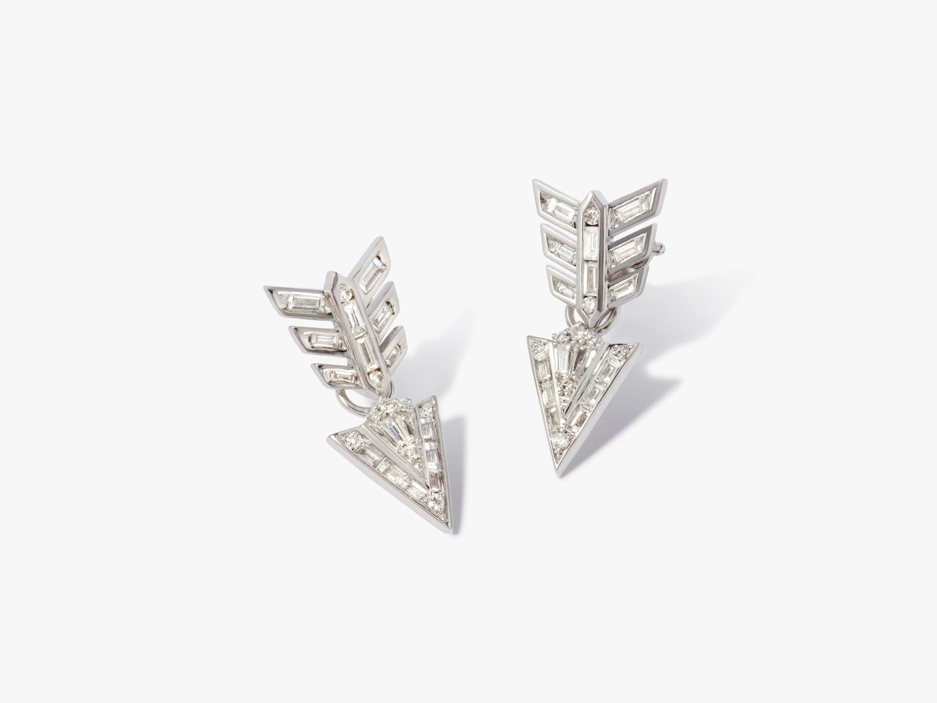 Flight Feather Arrow Earrings