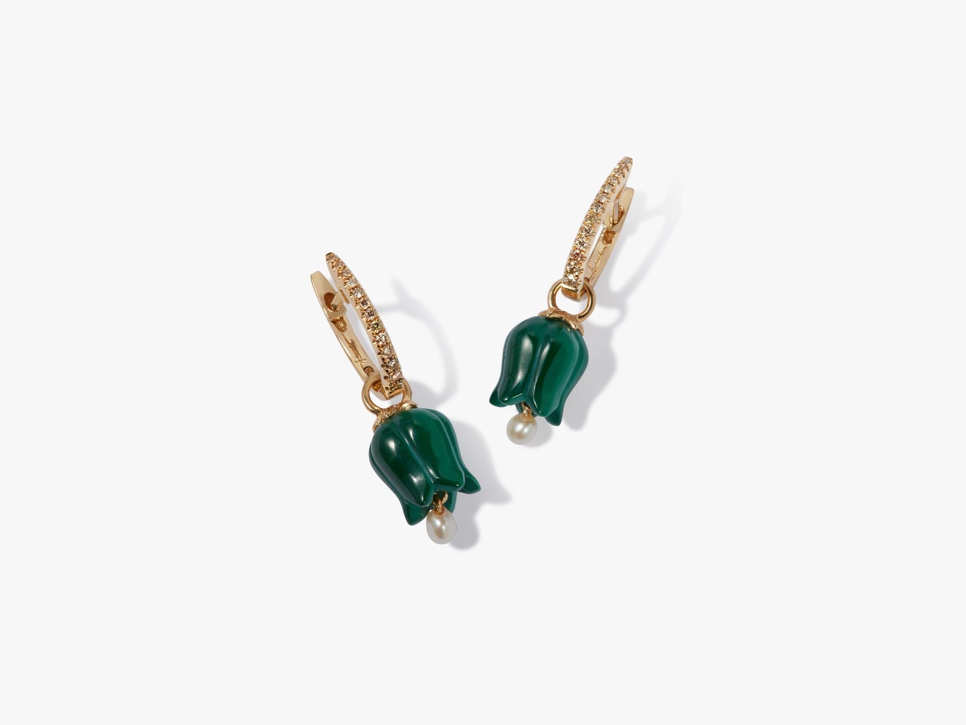 Tulips Diamond Earrings