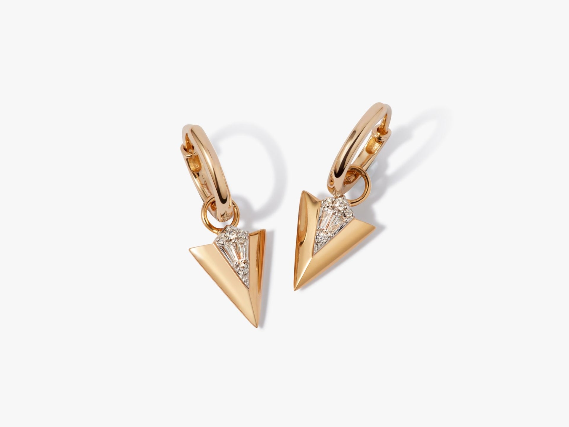 Flight Arrow Hoop Earrings