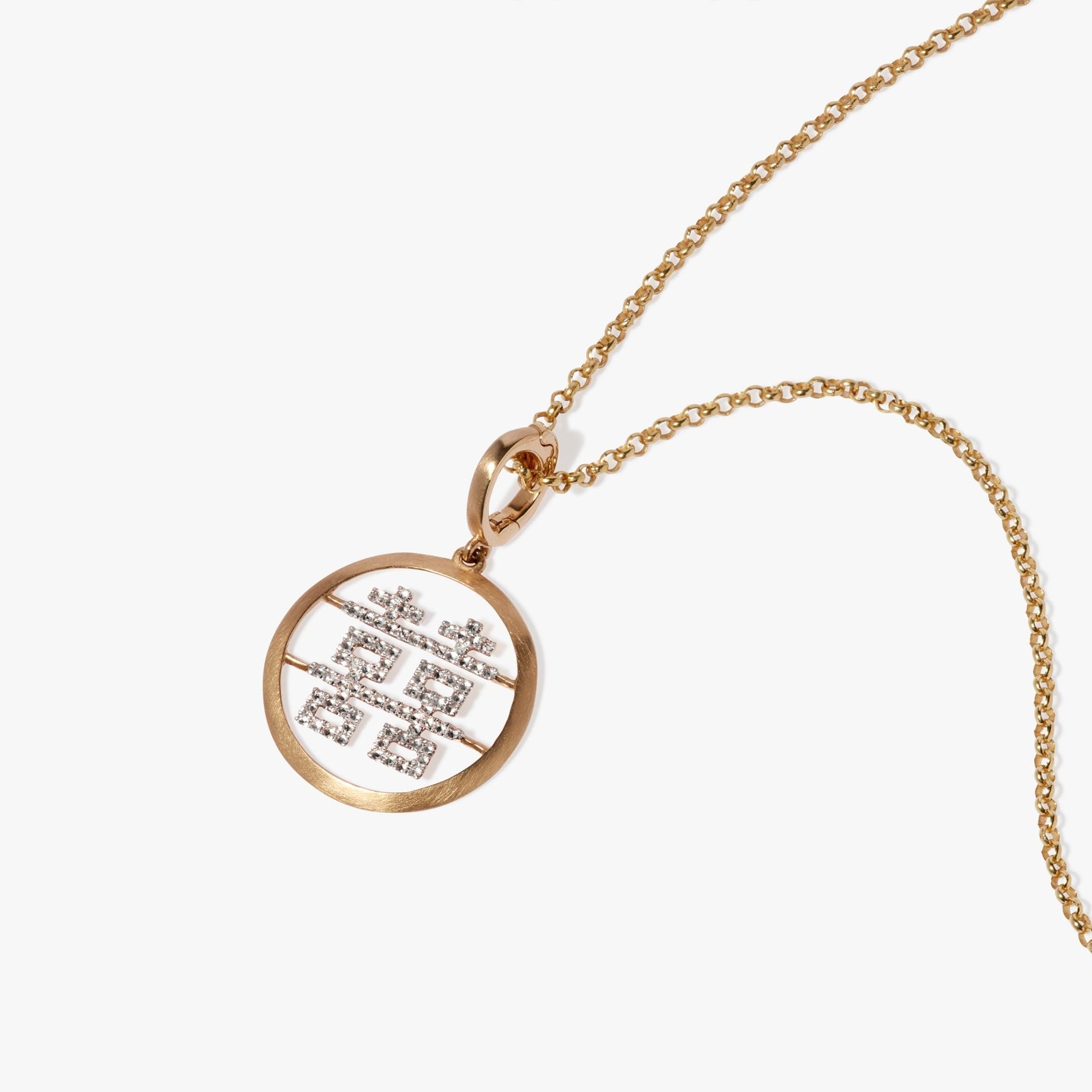 Double Happiness Necklace
