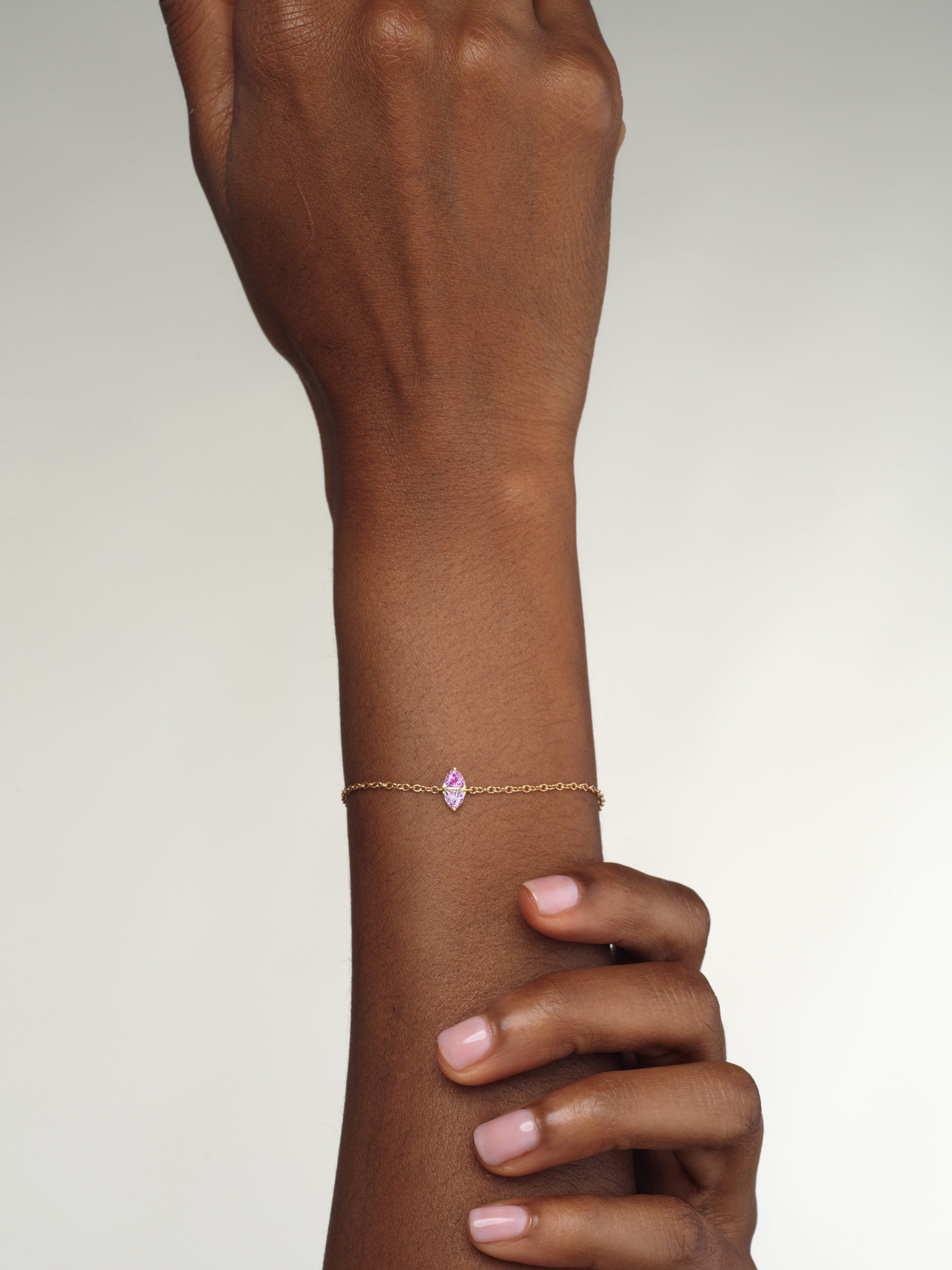 Tilly Bracelet - Pink Sapphire