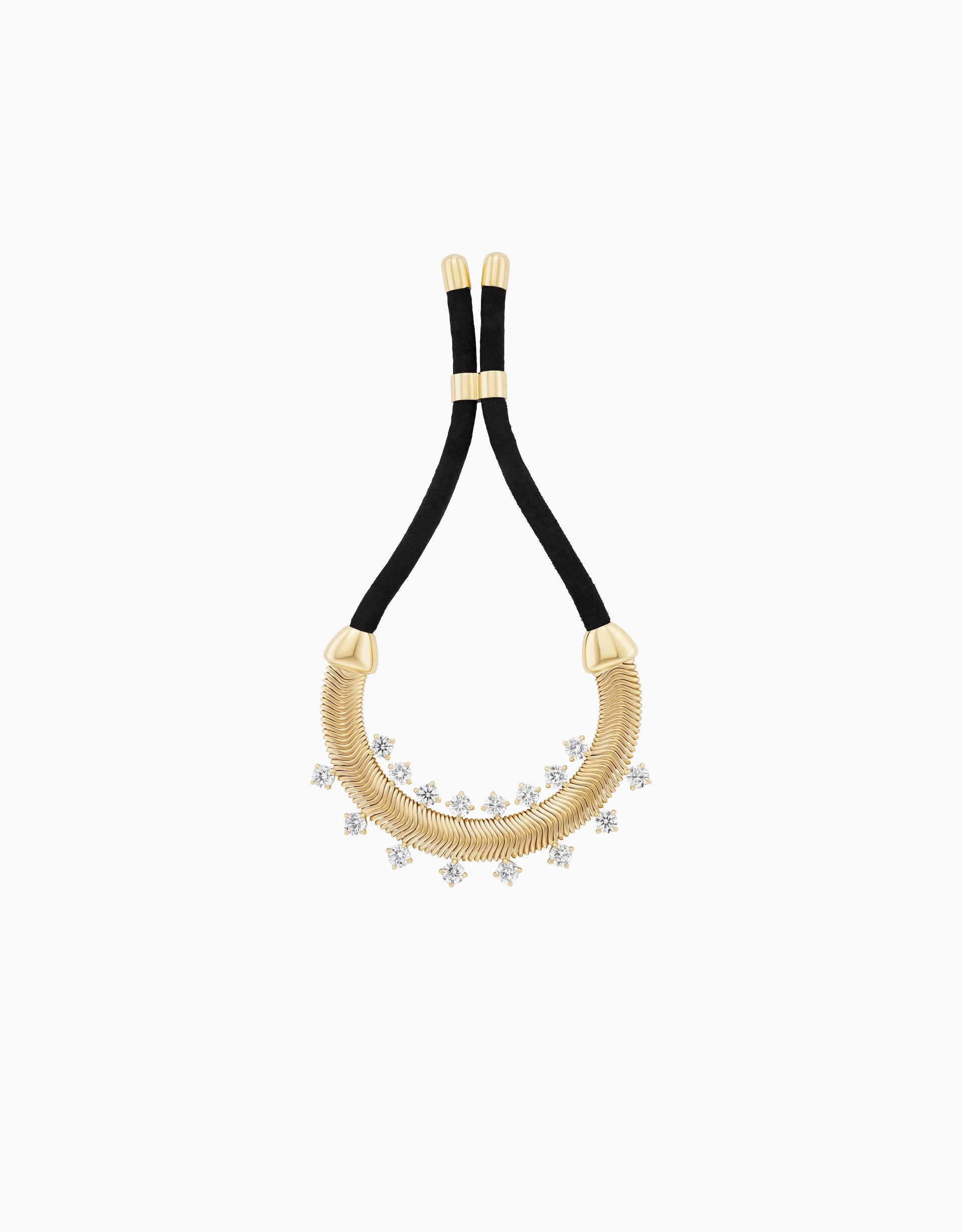 Suede and Snake Chain Bracelet (One-of-a-Kind)
