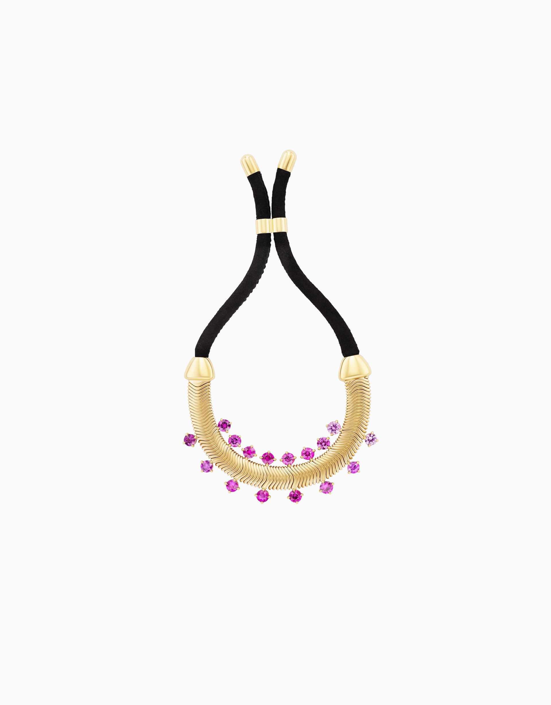 Suede and Snake Chain Bracelet (One-of-a-Kind)