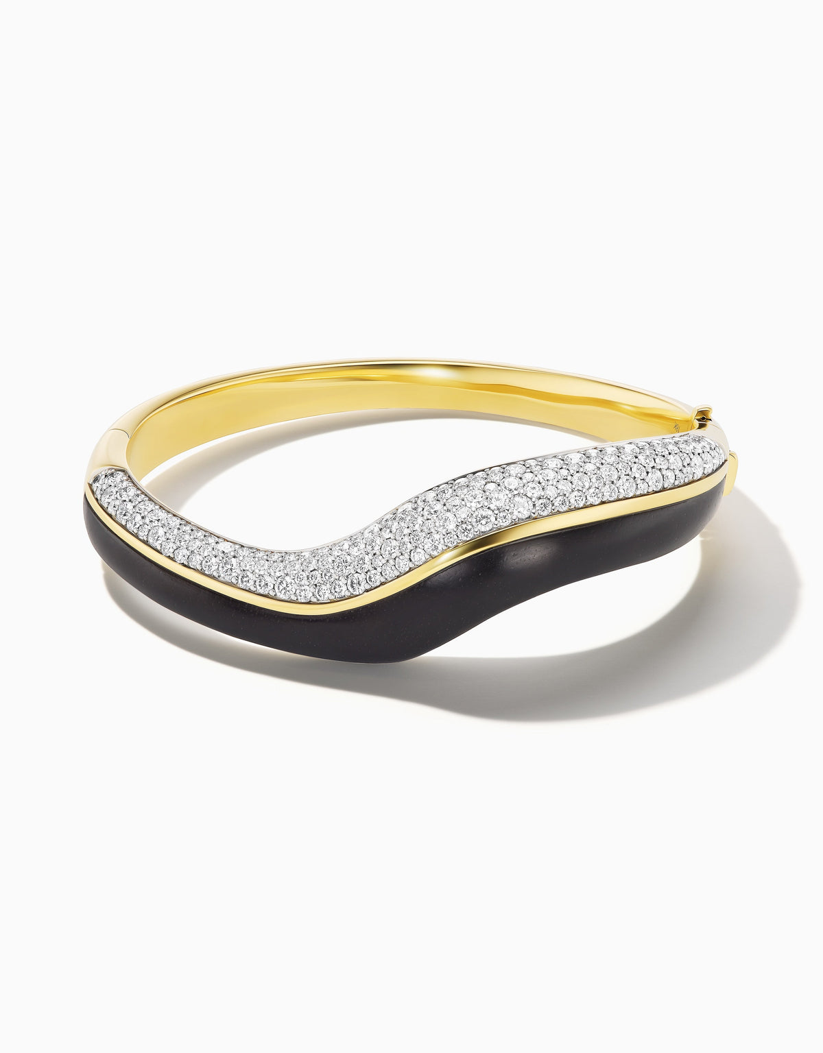 Wave Bracelet, Ebony