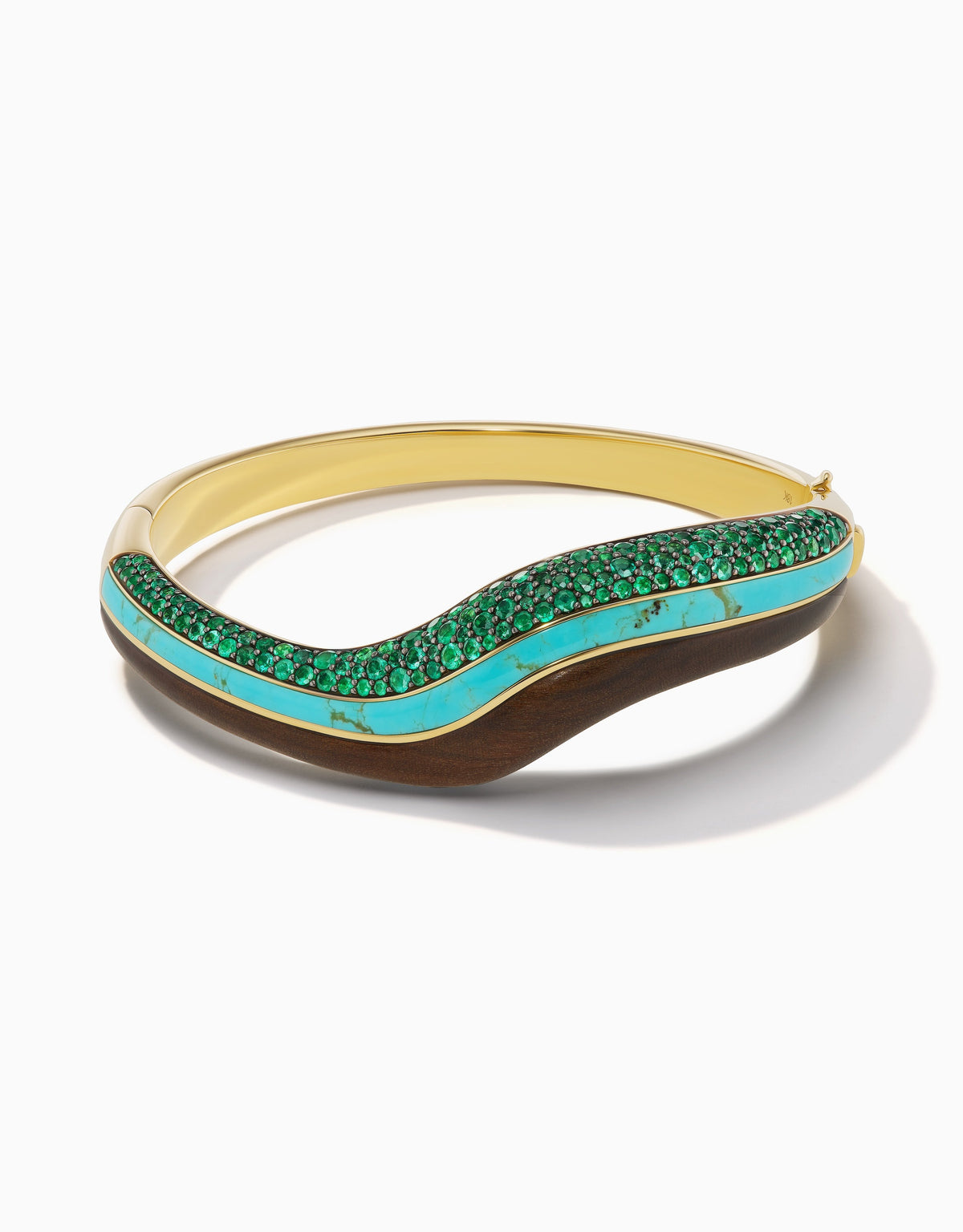 Wave Bracelet, Sandalwood