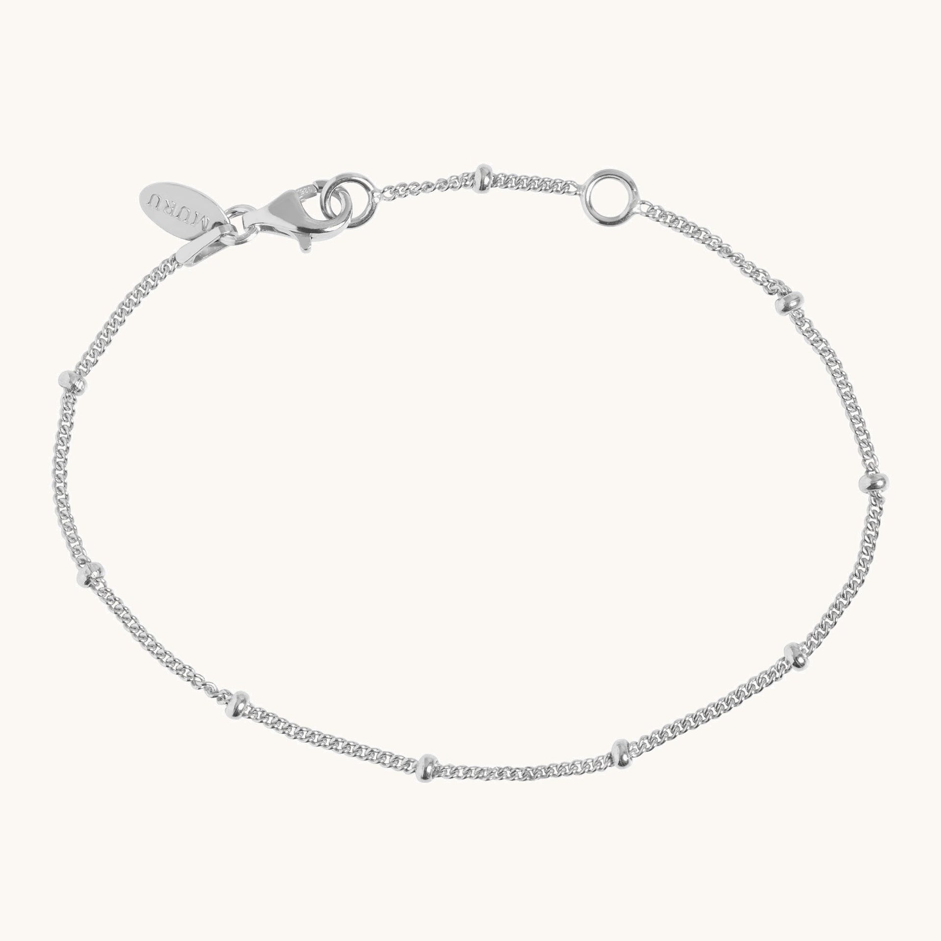 Bead Bracelet Silver