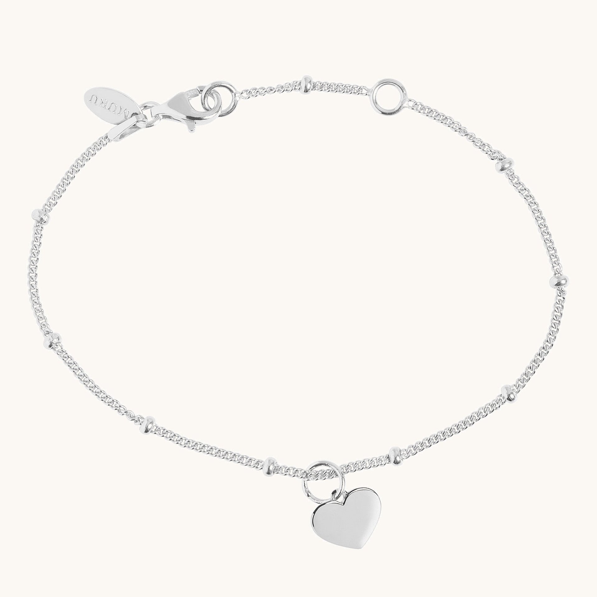 Heart Bracelet Silver