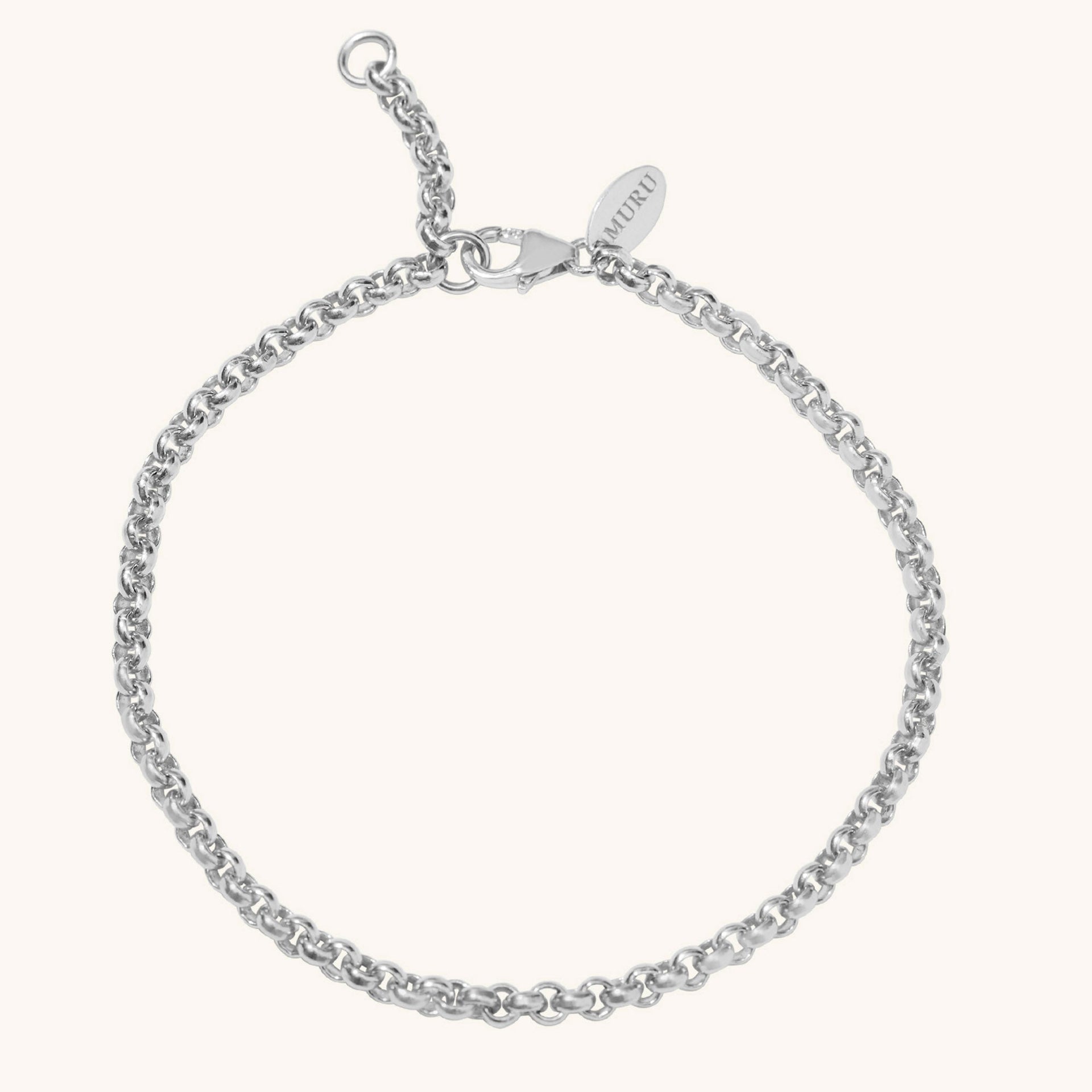 Rolo Chain Bracelet Silver