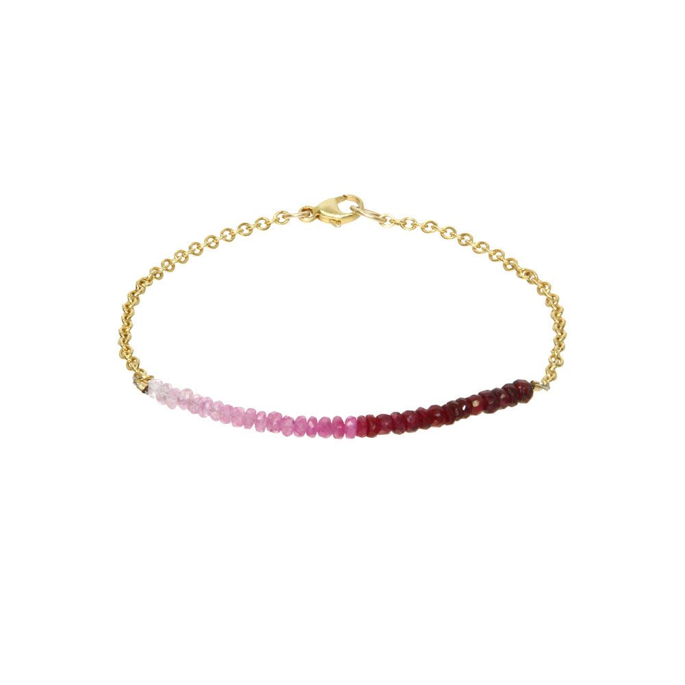 Gemstone Fade Chain Bracelet