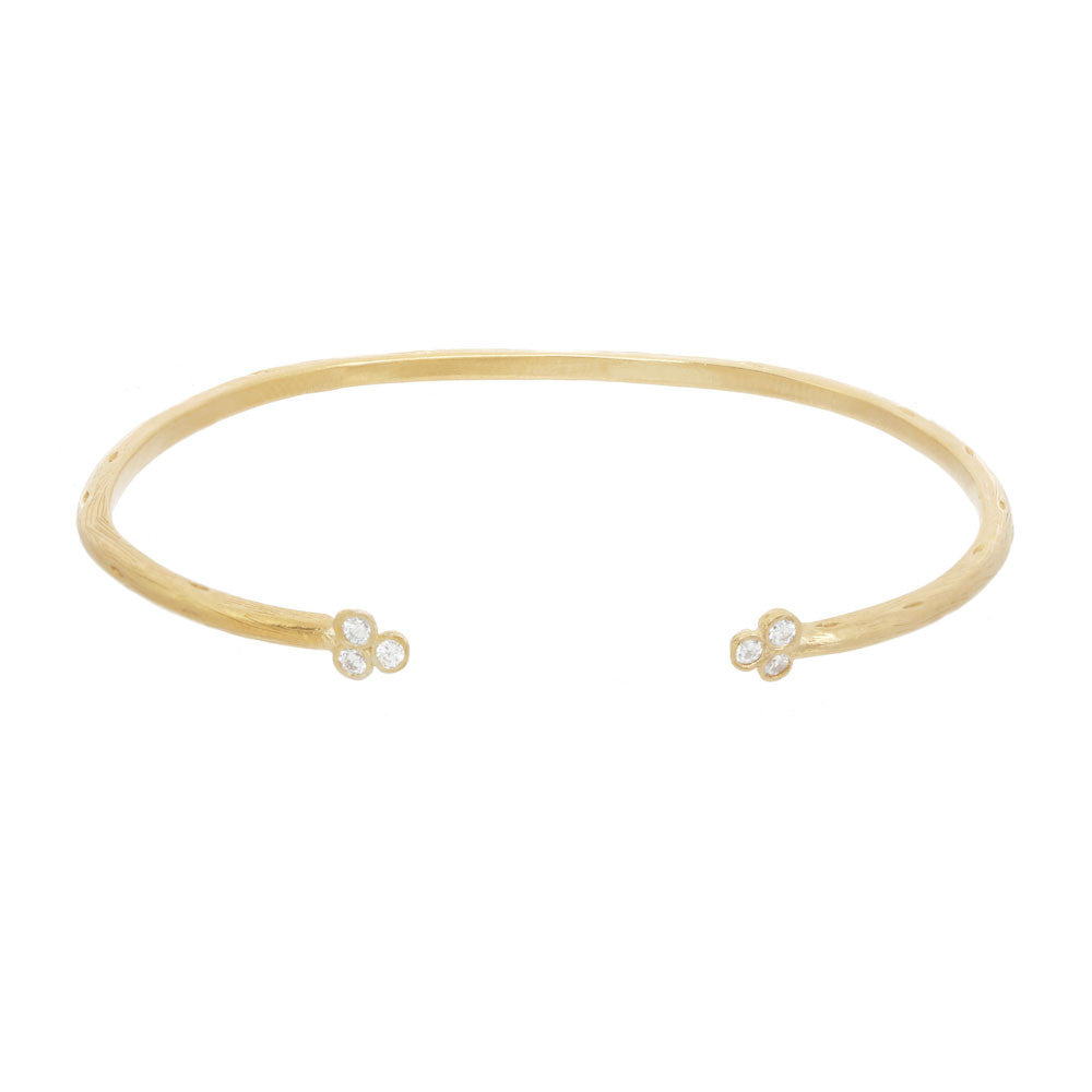 Seed Pod Solitaire Cluster Cuff