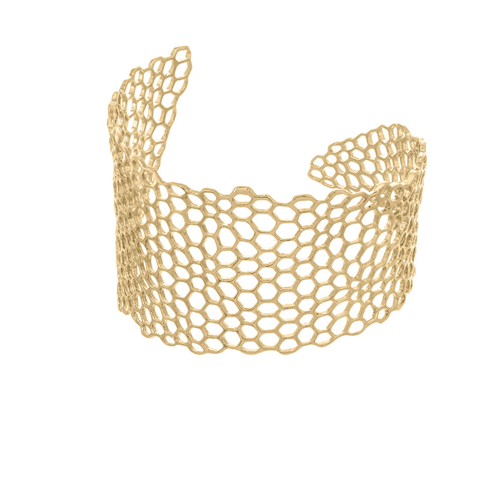 Honeycomb Cuff Bracelet