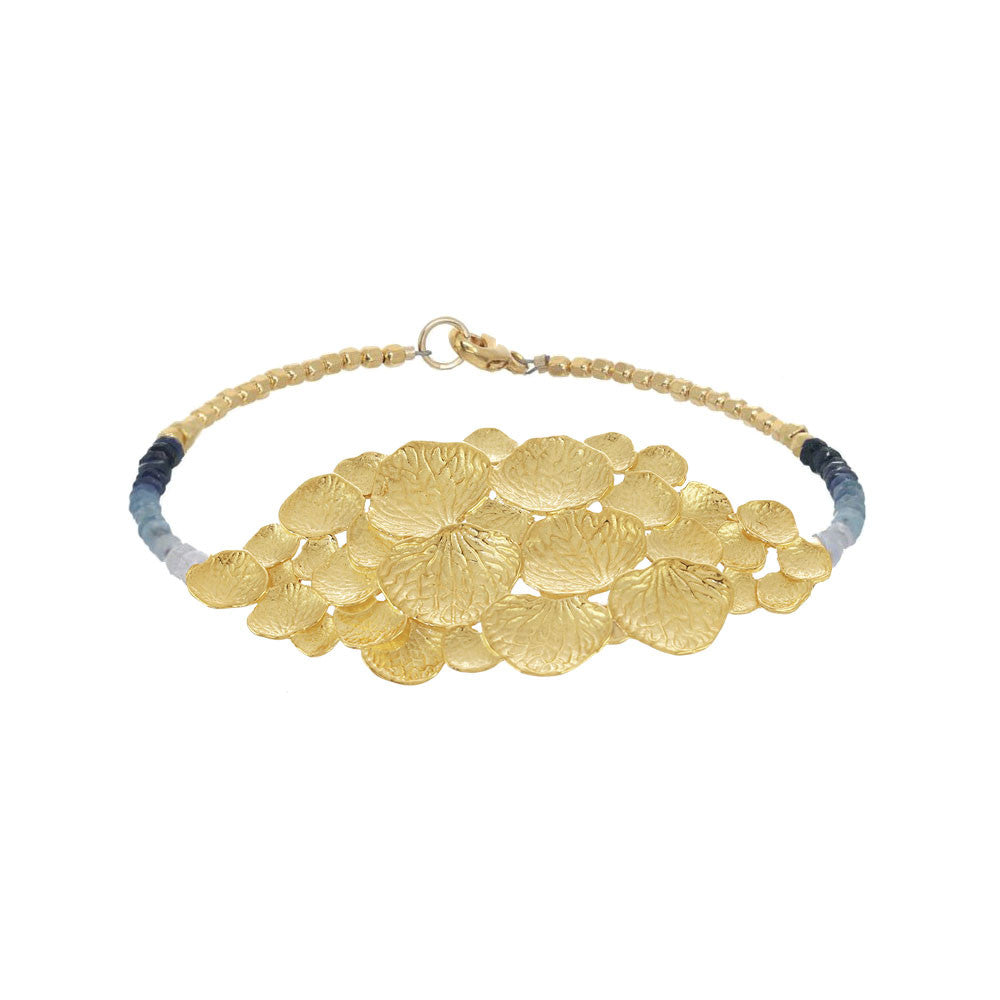 Oval Petal Cluster Fade Bracelet