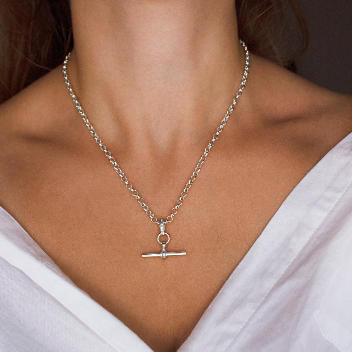 T Bar Chain Necklace
