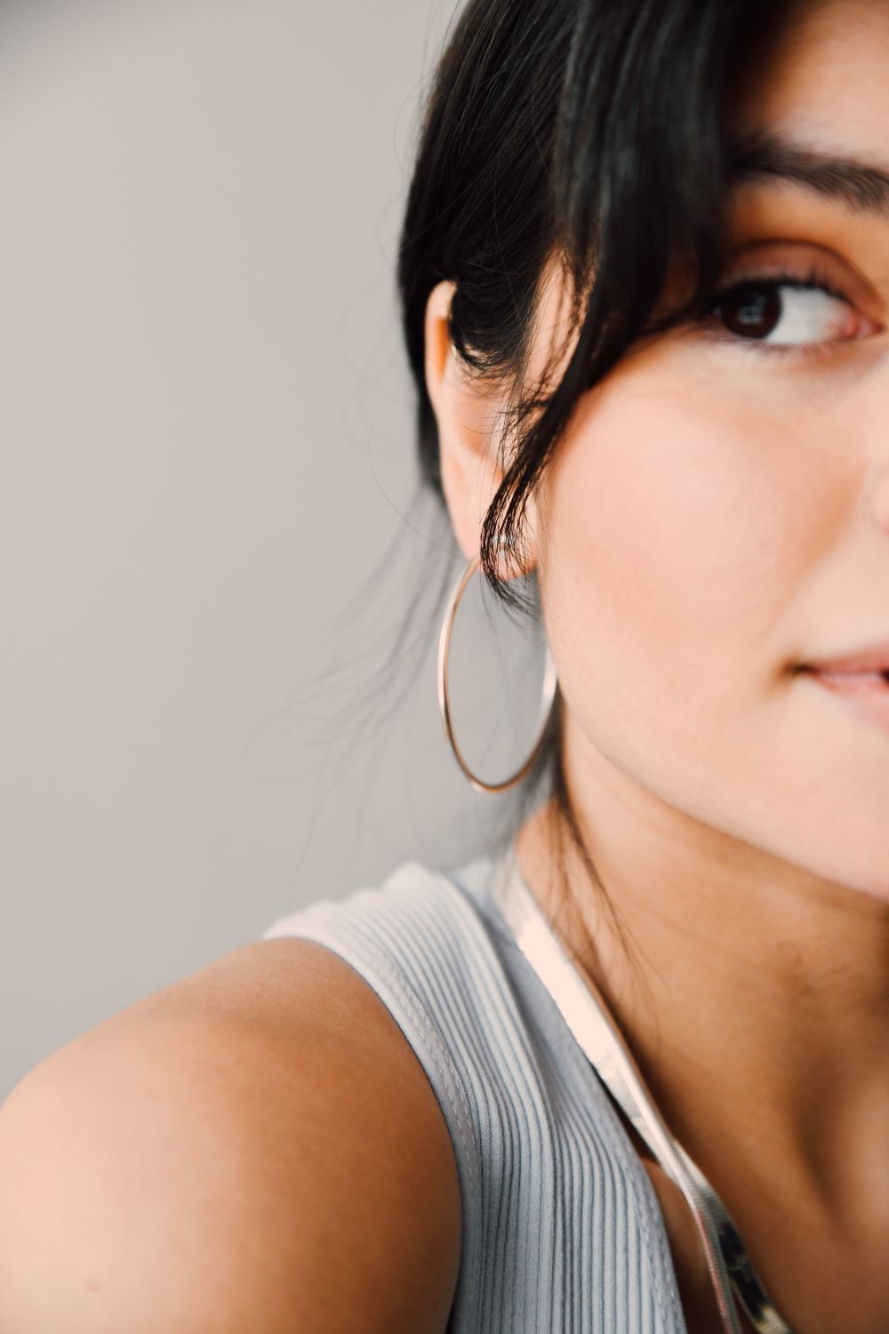 High Noon Hoop Earrings - Silver