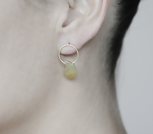 la-goutte-anneau-simple-earrings