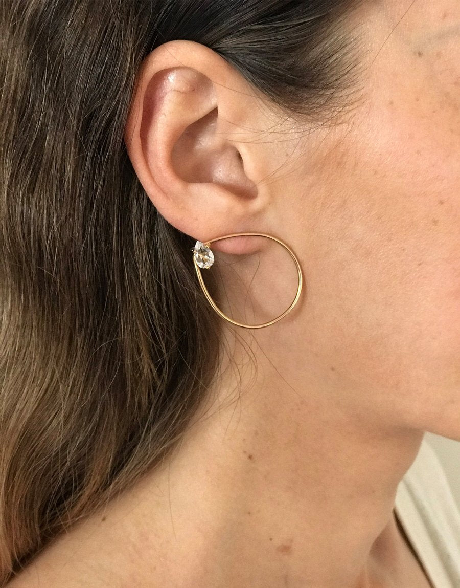 double-c-white-topaz-earrings