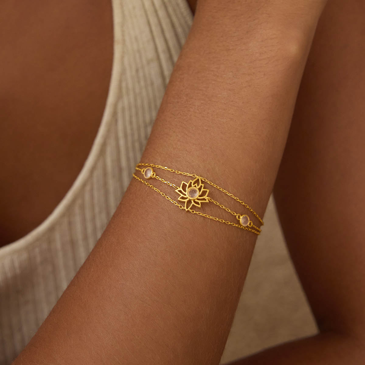 Transformed by Love Lotus Bracelet