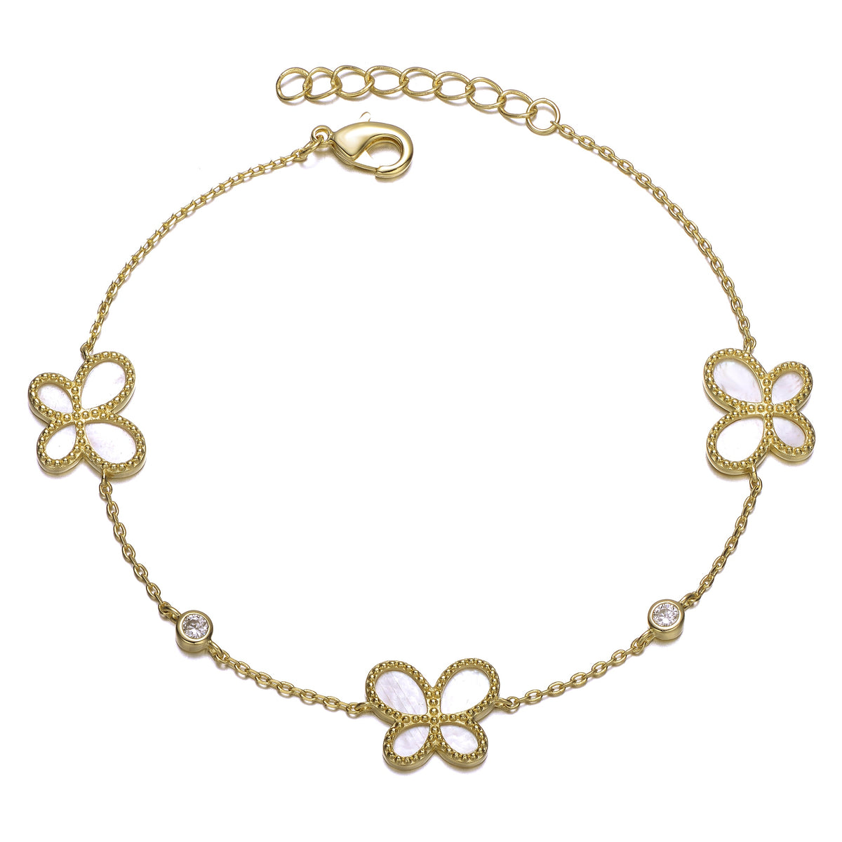 Aurore Dainty Link Butterfly Bracelet