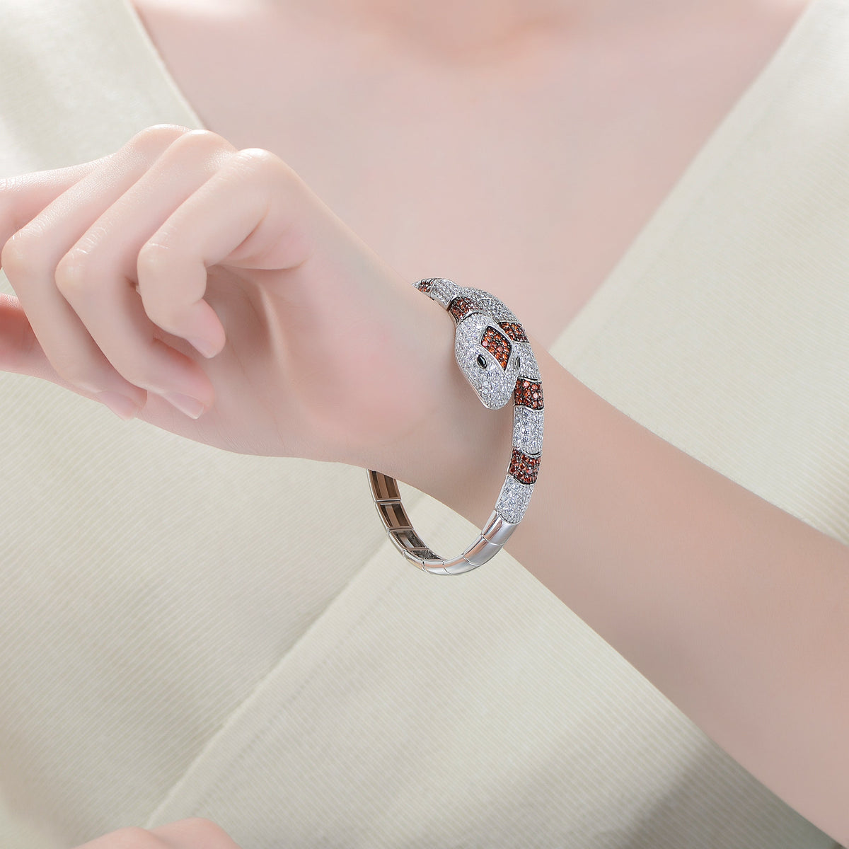Estelle Serpent Bangle Bracelet