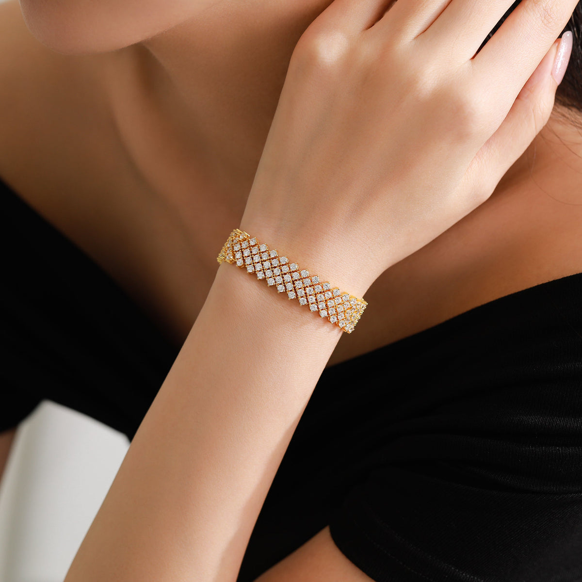 Colette 4-Row Tennis Bracelet