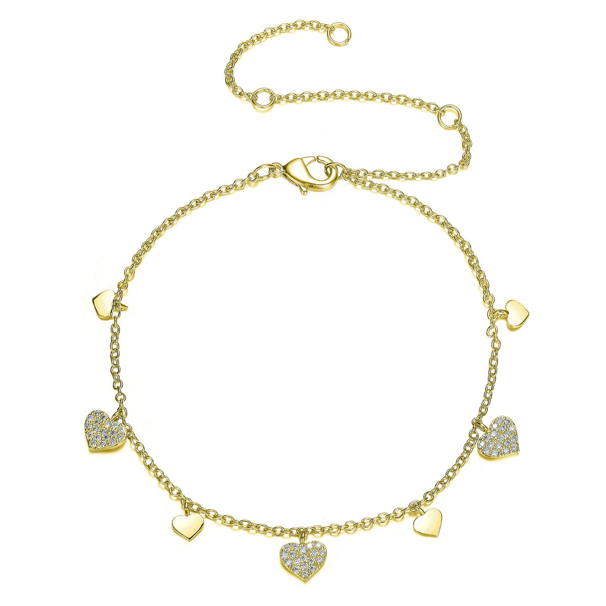 Colette Statement Heart Charm Bracelet