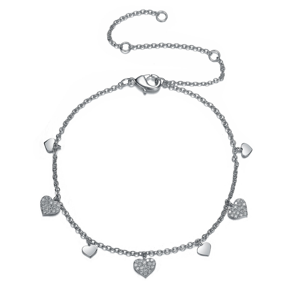 Colette Statement Heart Charm Bracelet