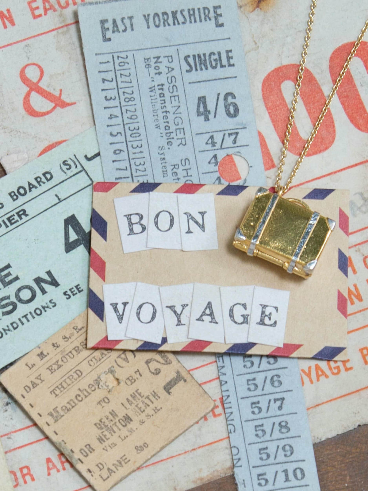 Vintage Suitcase Locket