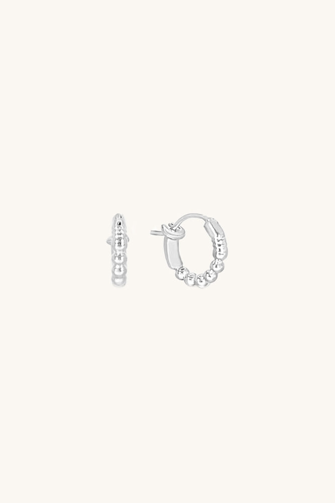 Bailey Hoop Earrings - Silver