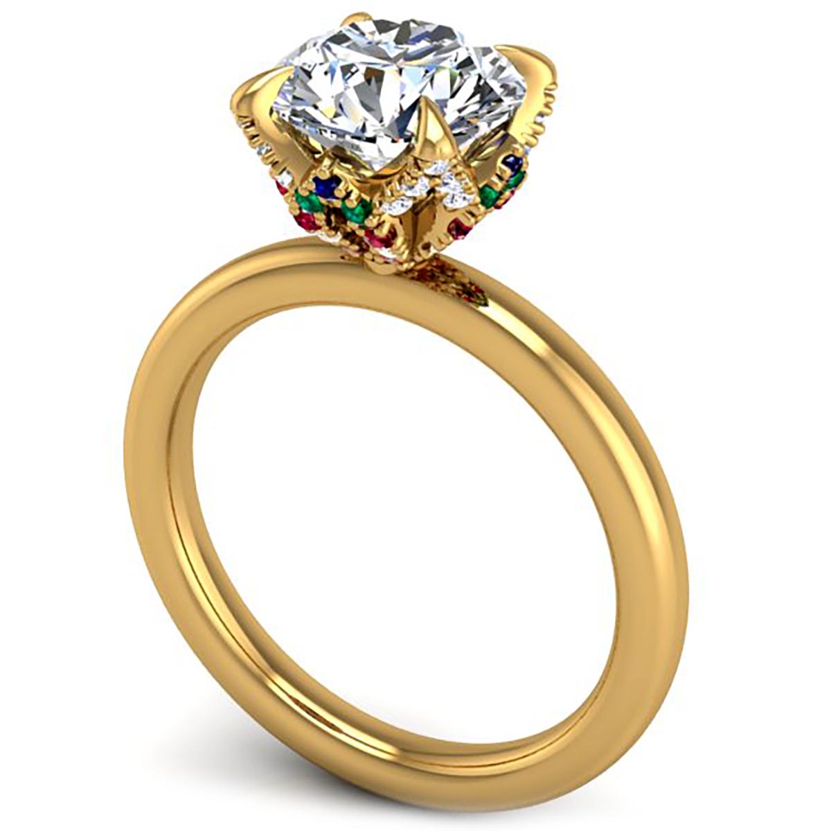 Radiance Solitaire Engagement Ring