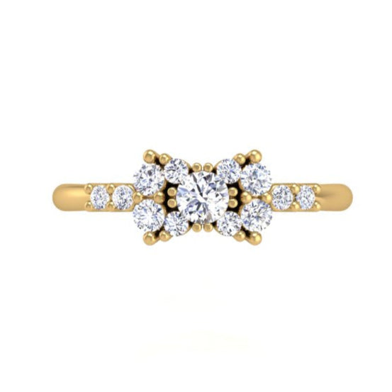 Forget Me Knot' Diamond Promise Ring