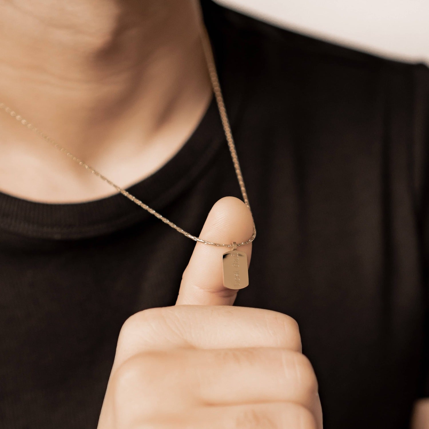 Best Dad Necklace Waterproof