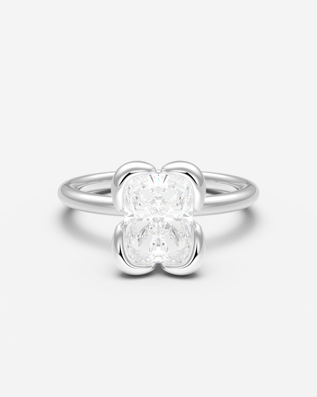 The Bloom Solitaire — Elongated Cushion