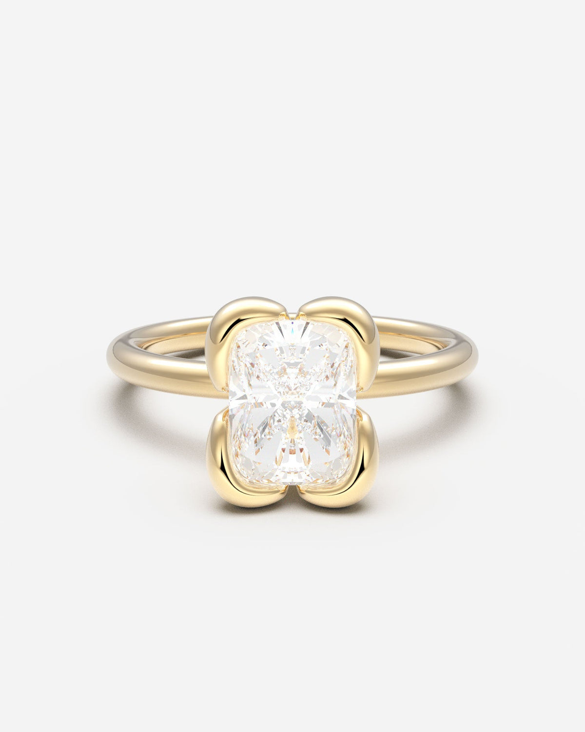 The Bloom Solitaire — Elongated Cushion