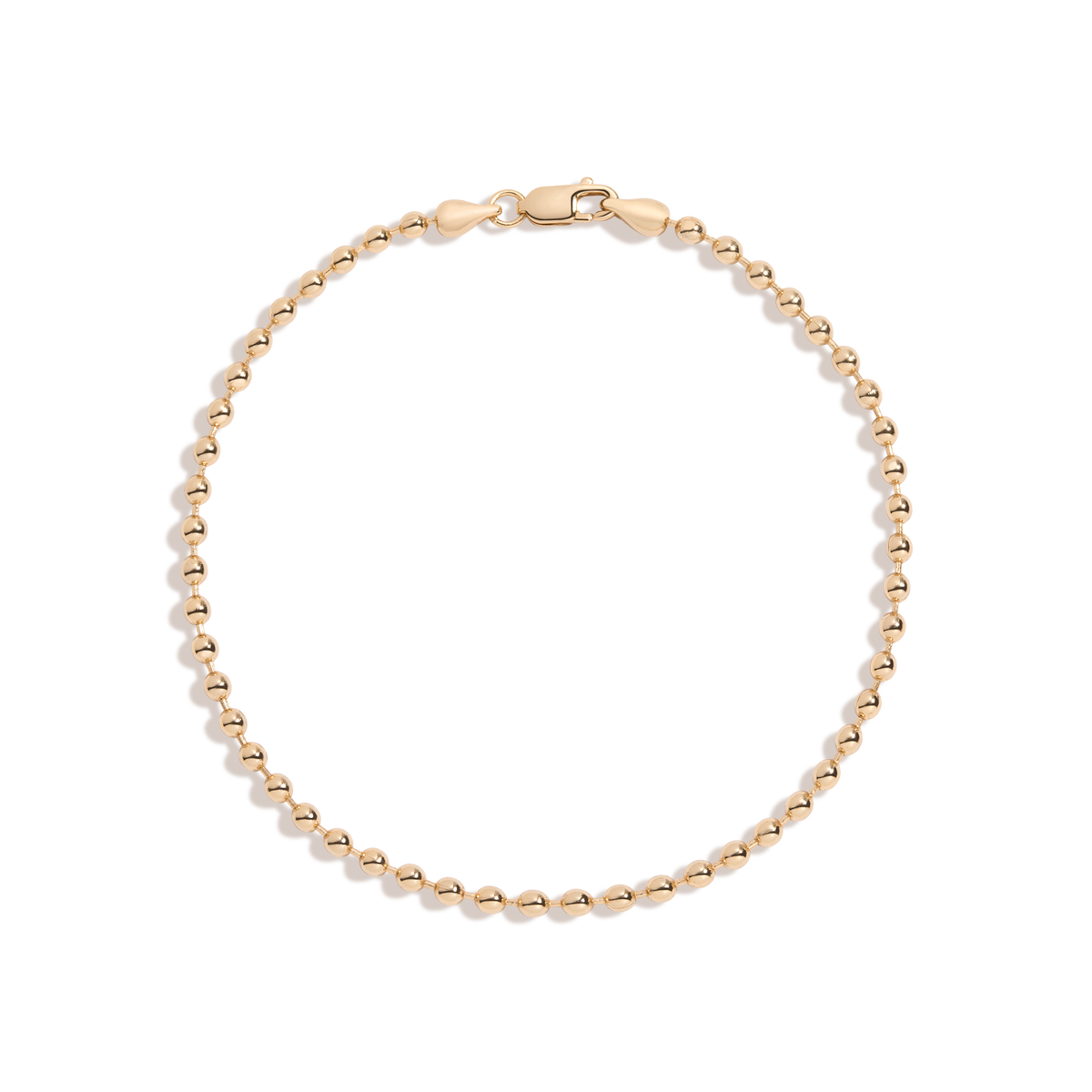 Gold Ball Chain Bracelet