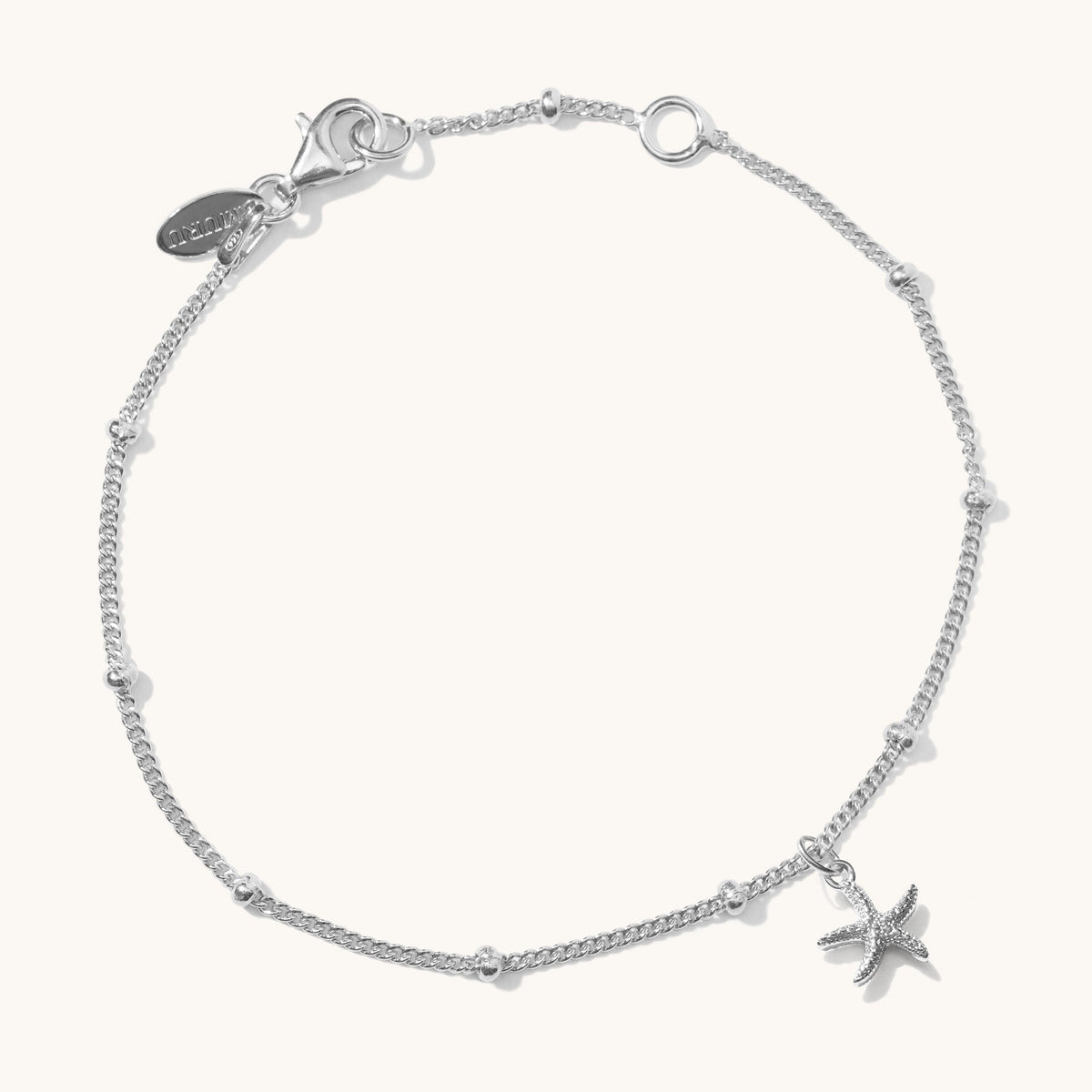 Mini Starfish Bracelet Silver