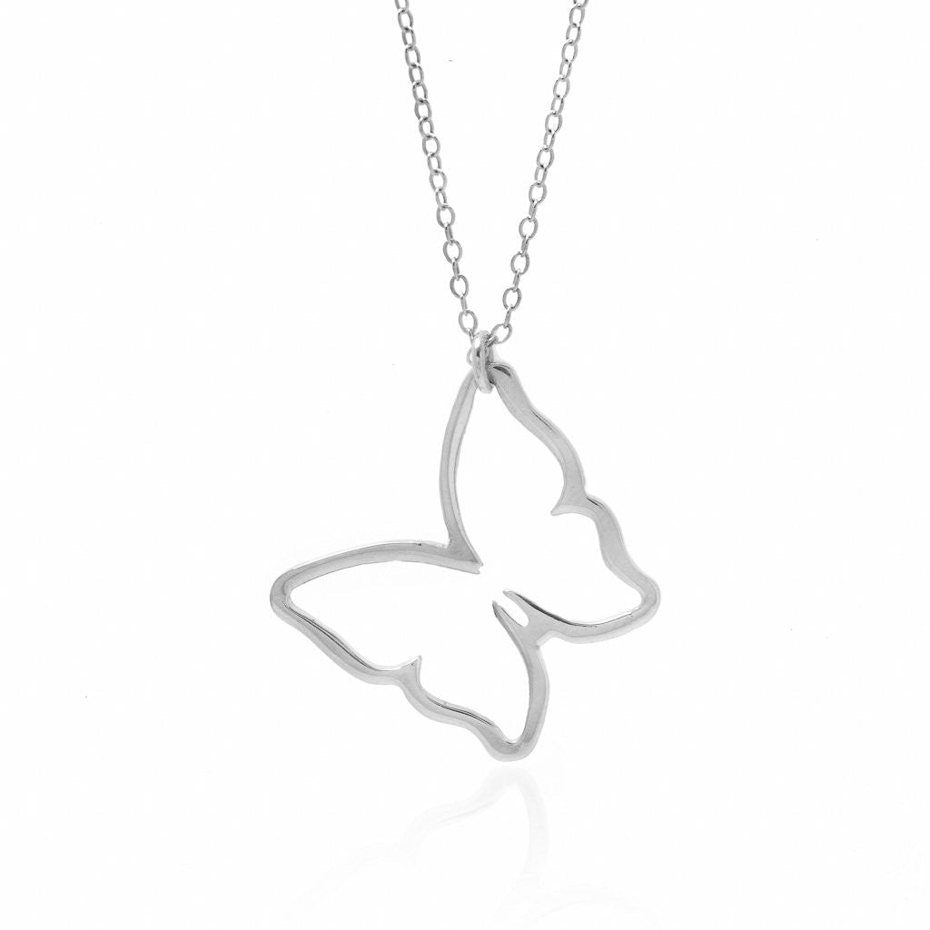Butterfly Necklace - Sterling Silver