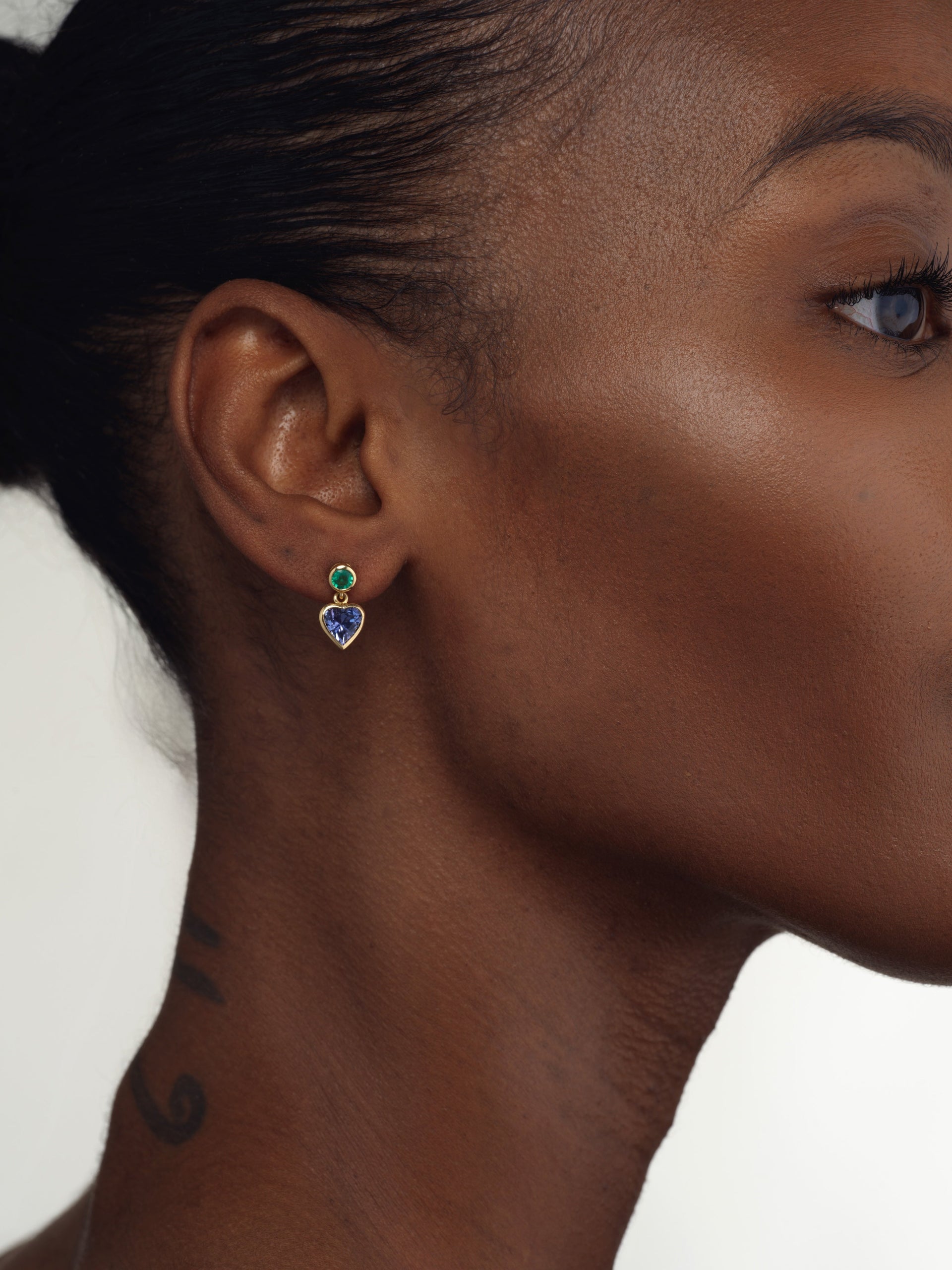 Heart Drop Earring