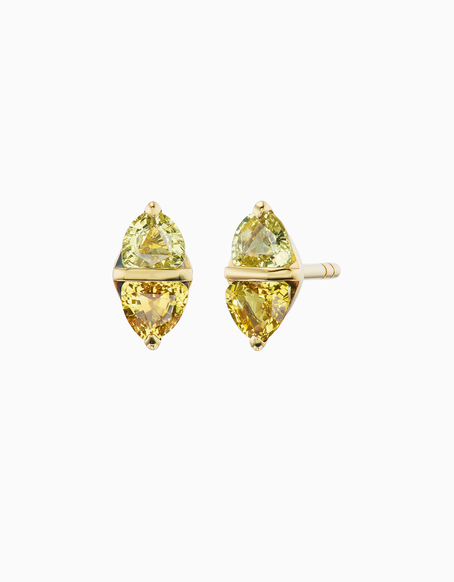 Tilly Stud - Yellow Sapphire