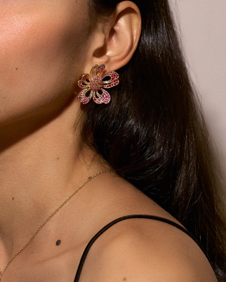 Plumeria Earring