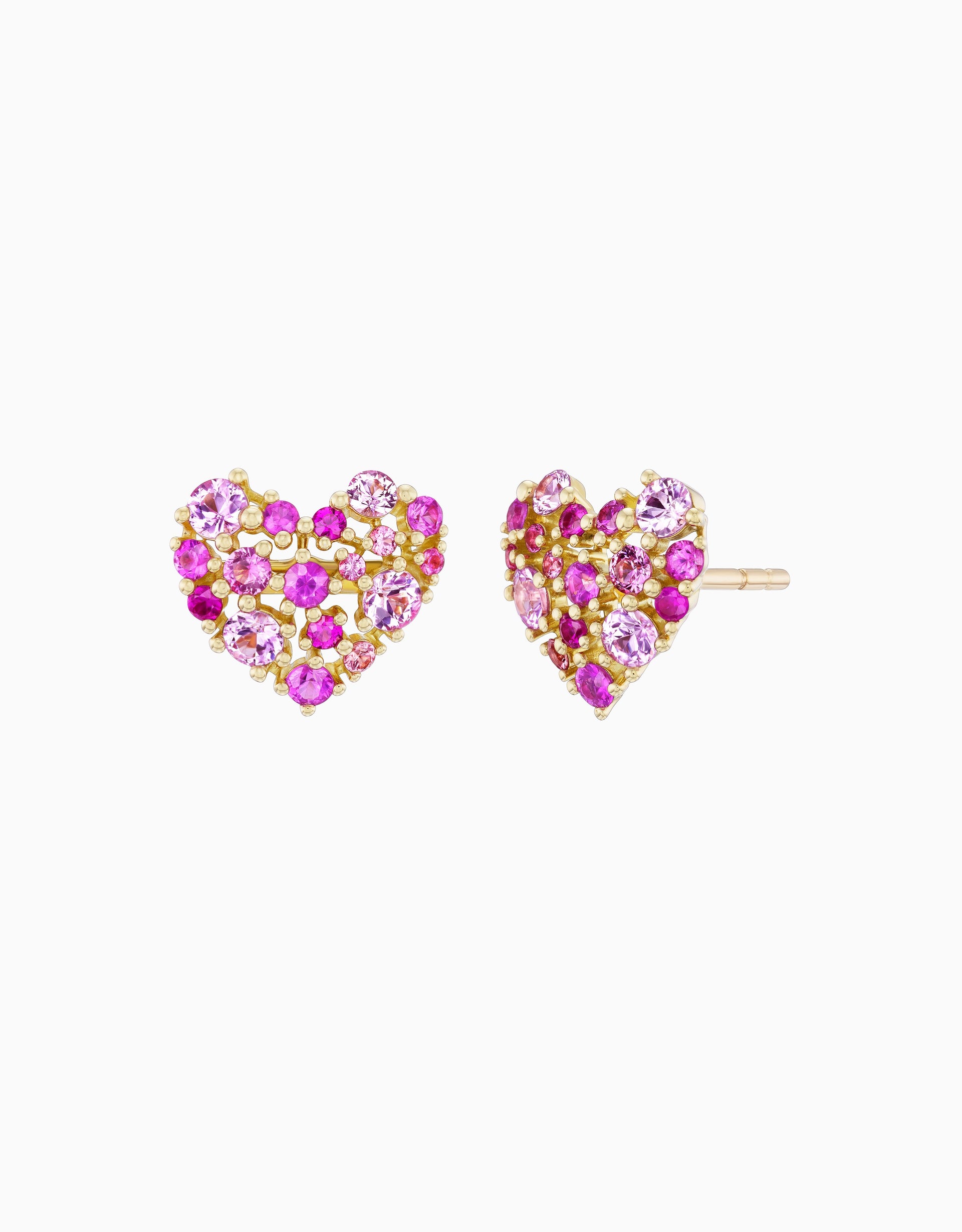 Lacey Stud - Pink Sapphire