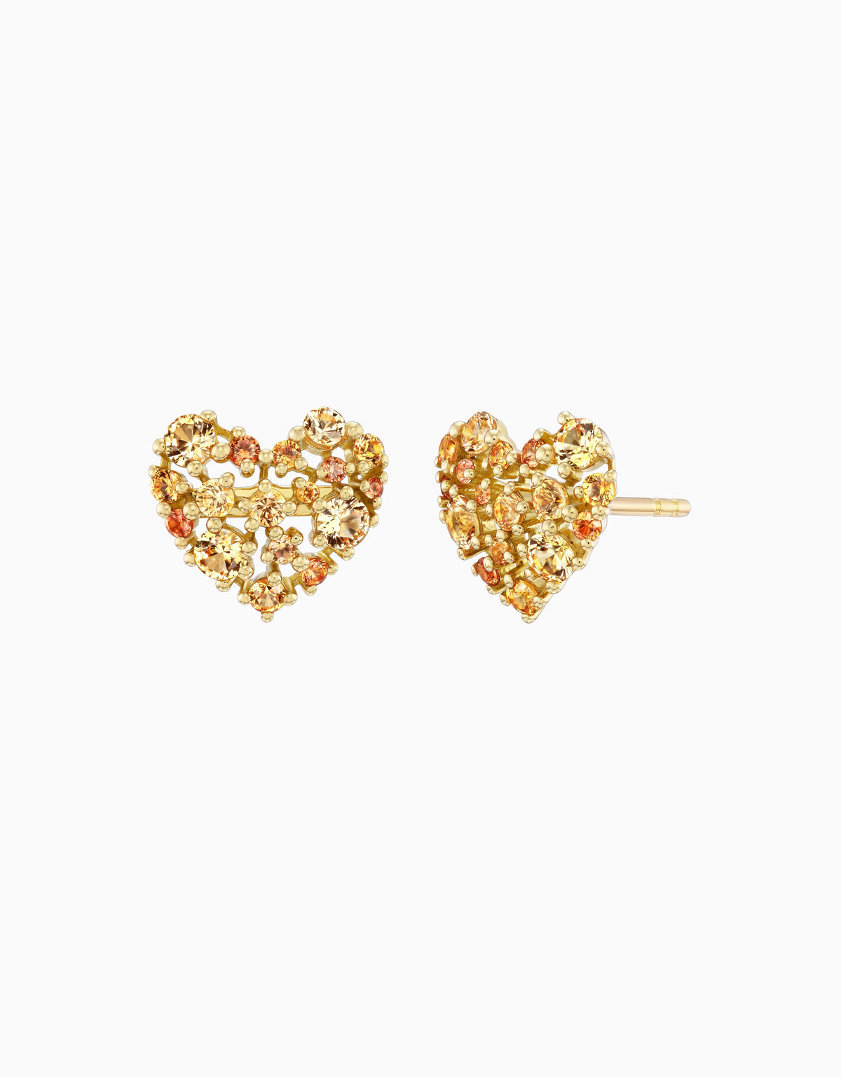Lacey Stud - Yellow Sapphire