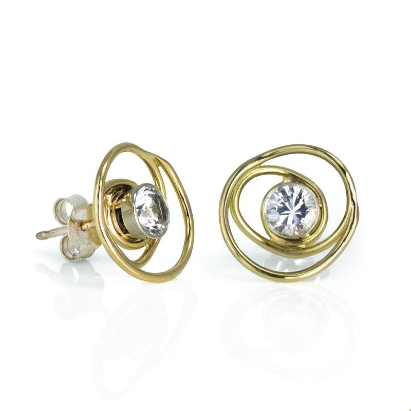 open-white-sapphire-rose-bud-earring-studs