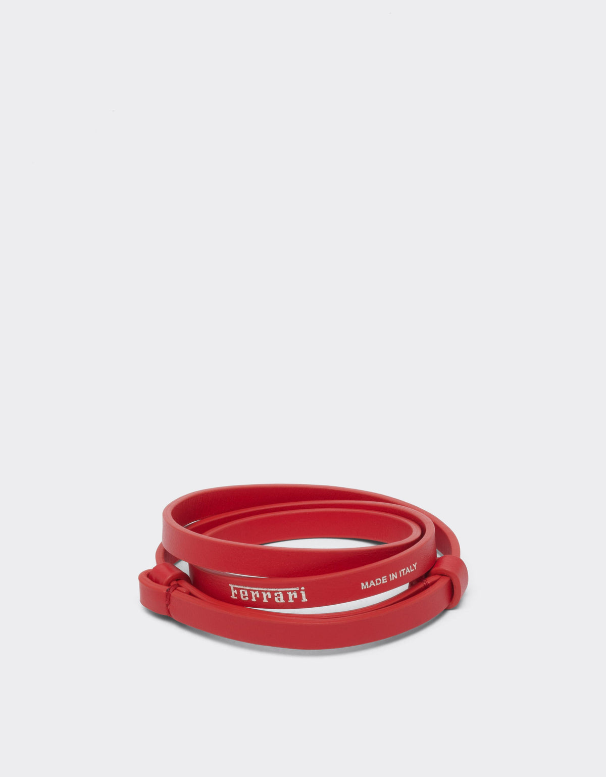 Triple-wrap leather bracelet