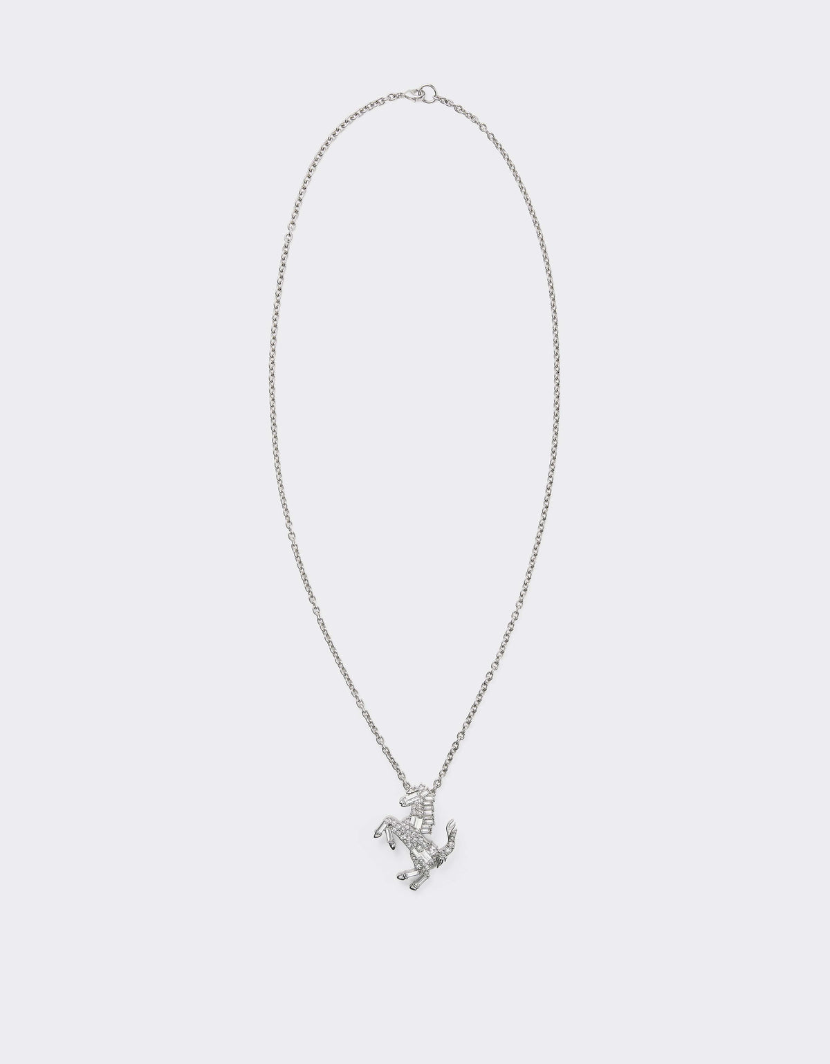 Prancing Horse Rhinestone Necklace