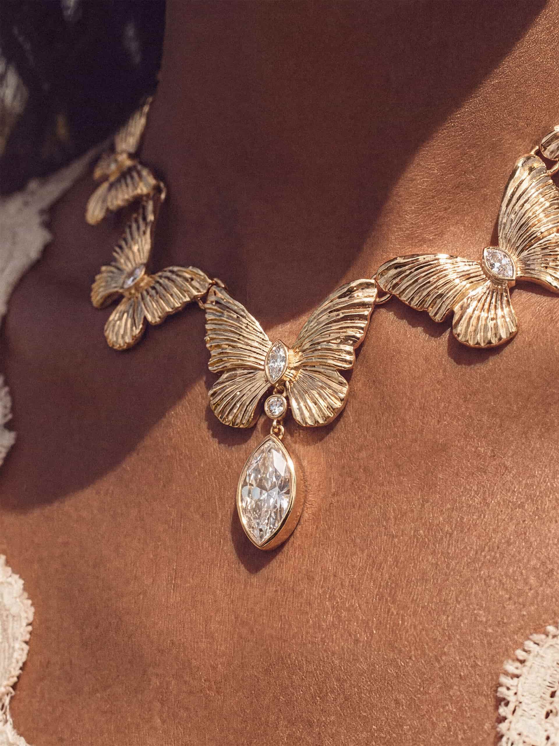 Butterfly Choker Necklace
