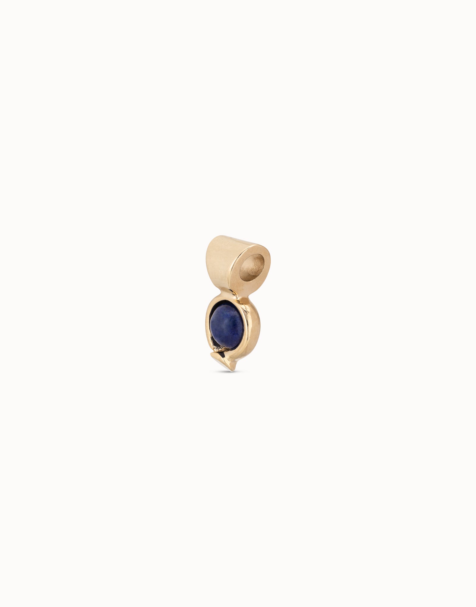 Charm with blue stone