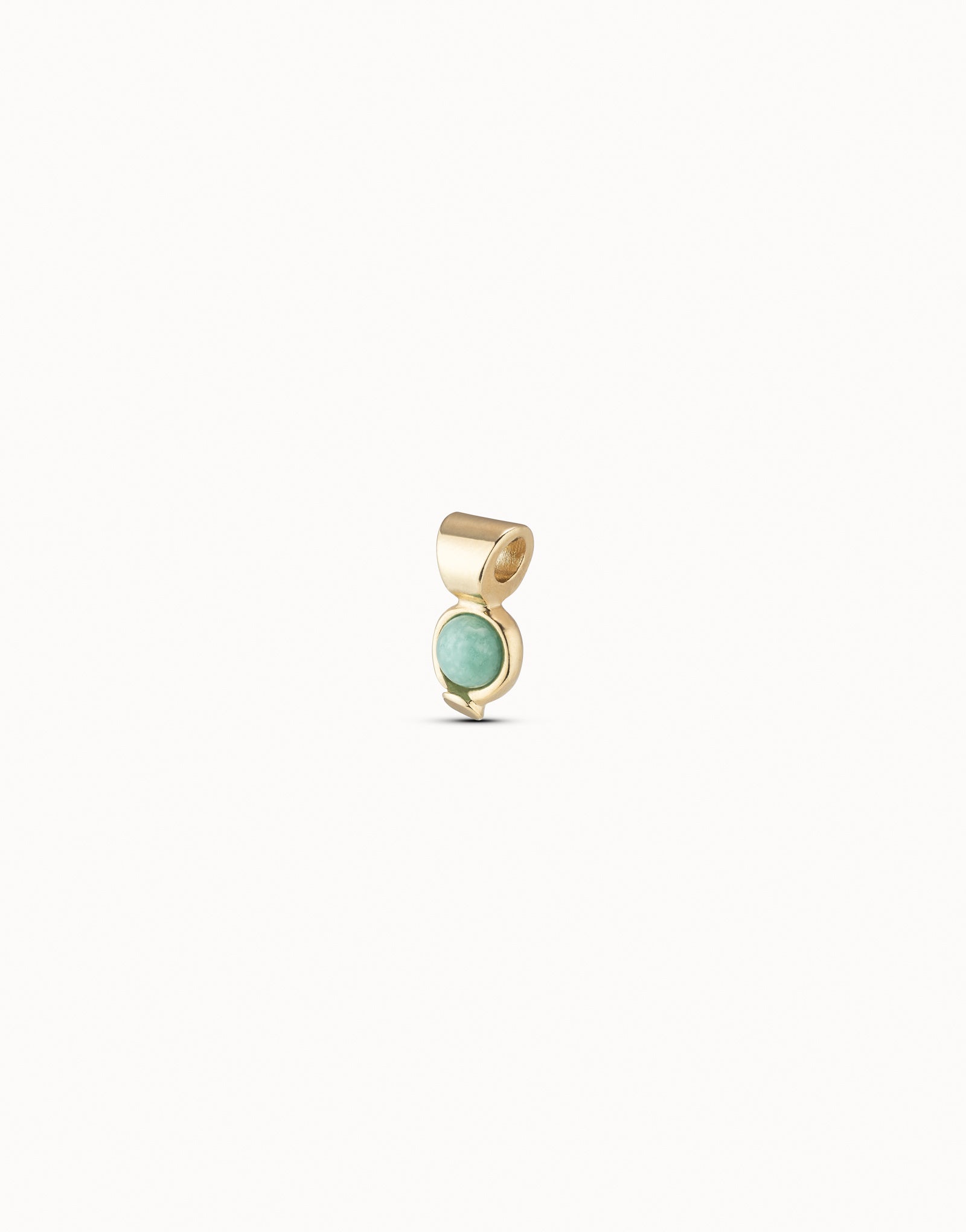 Charm with amazonite stone